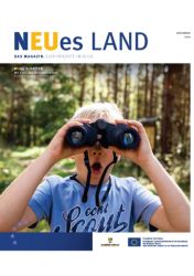Deckblatt der Broschüre NEUes Land, Ausgabe Dezember 2014