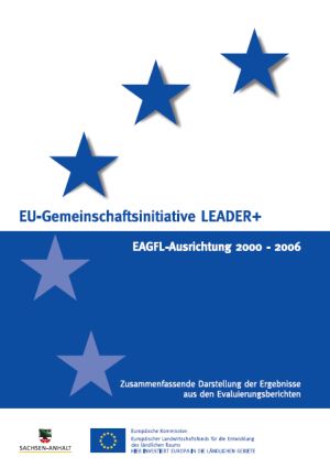 Deckblatt Abschlussbroschüre LEADER+ in Sachsen-Anhalt